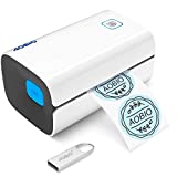 AOBIO Thermal Label Printer 4 x 6 - Shipping Label Printer - High Speed Desktop Label Printer for Barcodes, Mailing, Labels and Compatible with Amazon, Ebay, Shopify, FedEx, Ups, DHL, USPS