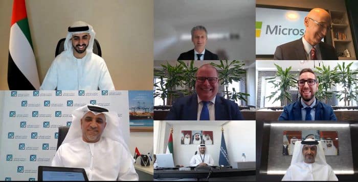 Abu Dhabi Terminals and Microsoft Cooperation enhance container tracking and autonomous shuttle capabilities via the Azure cloud.