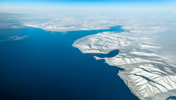 Baffin Bay salinity of water