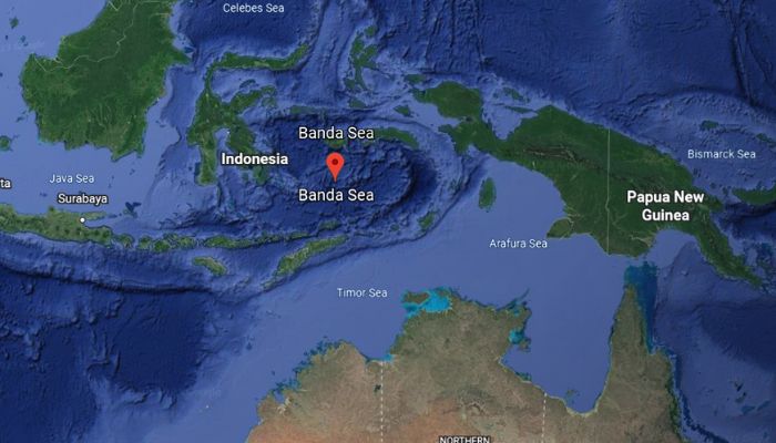 Banda Sea Map