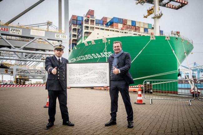 CMA CGM JACQUES SAADE Rotterdam LNG Bunkering