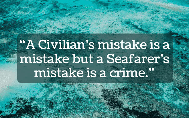 Criminalisation of Seafarer