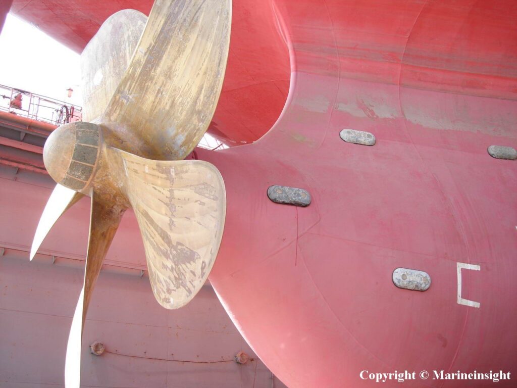 anodes attached to hull