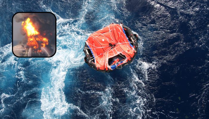 Fishing Vessel On Fire