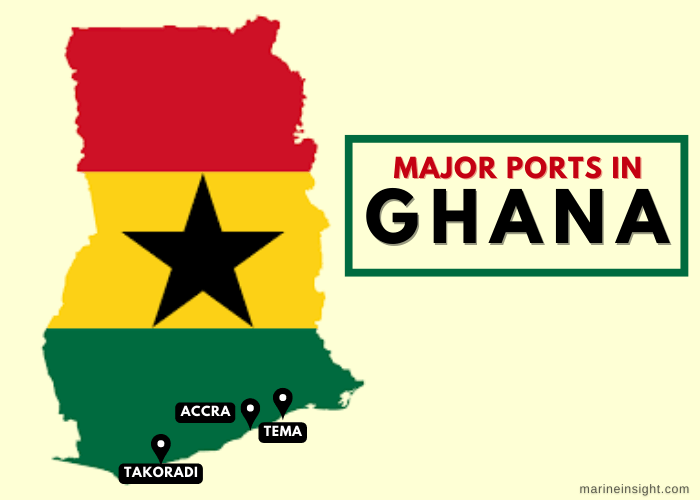 Ghana Ports Map
