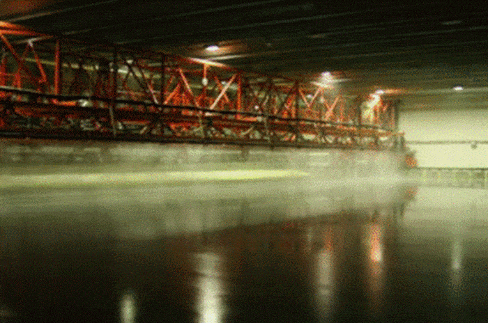 Ice Production by spraying 