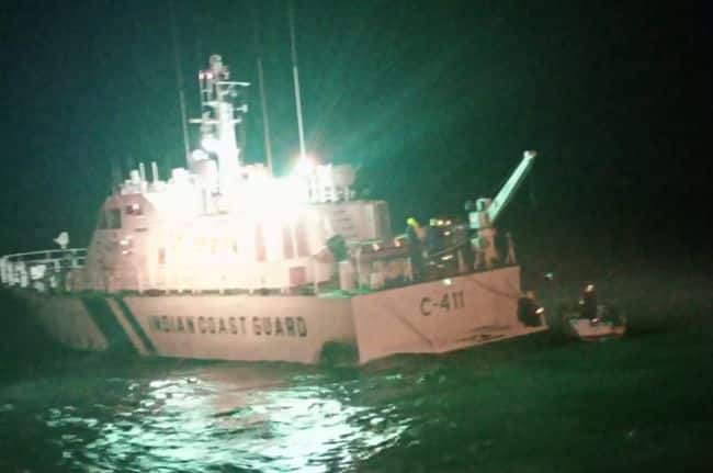 Photos: 12 Crew Members Rescued From Sinking Cargo Ship Off Gujarat ...