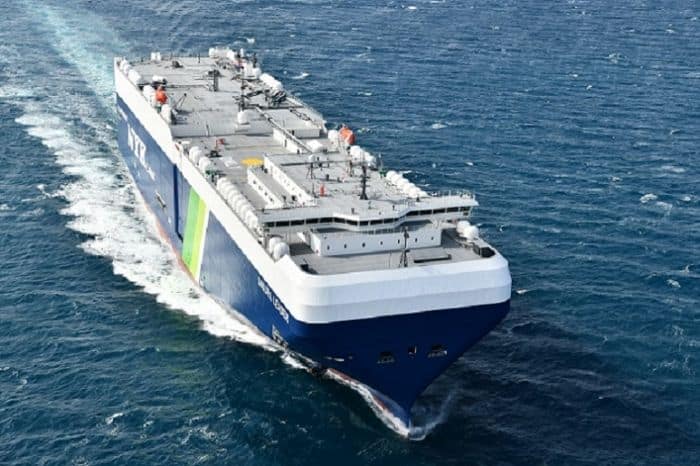 Japan’s First LNG-Fueled PCTC Delivered - NYK Sakura Leader