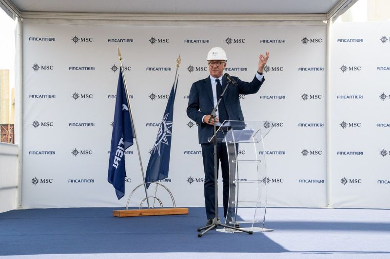 MSC Cruises Names Second Seaside Evo Ship At Fincantieri
