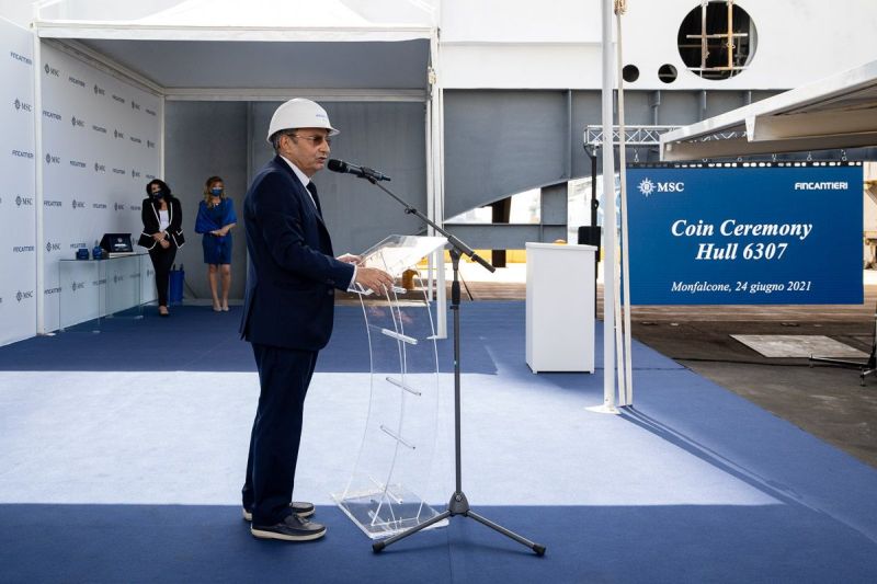 MSC Cruises Names Second Seaside Evo Ship At Fincantieri