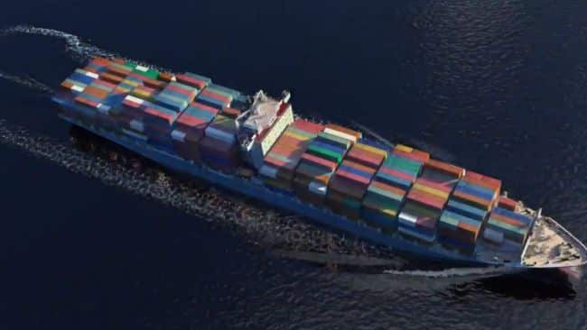 MV connected - the signal ship - sensors connected IOT
