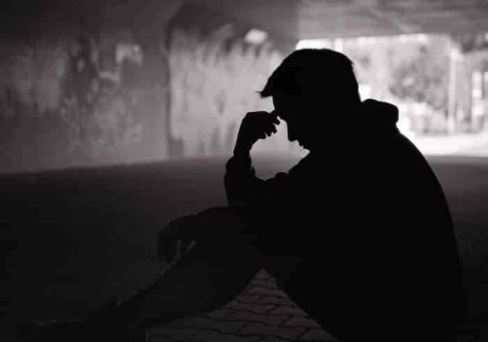 Man distressed - tension - stress