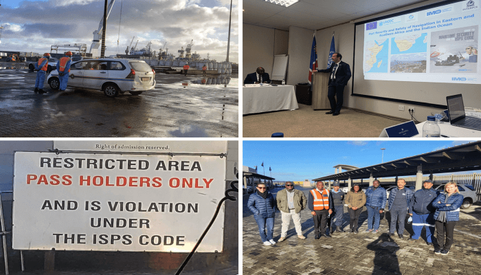 Maritime security support for Namibia