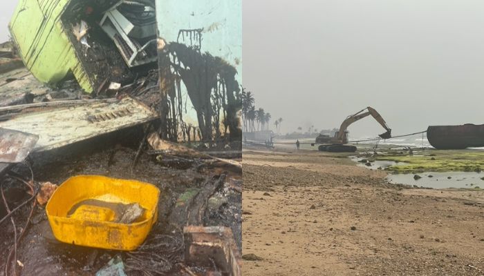 Polluting Shipbreaking Practices Threaten Ghanian Shores