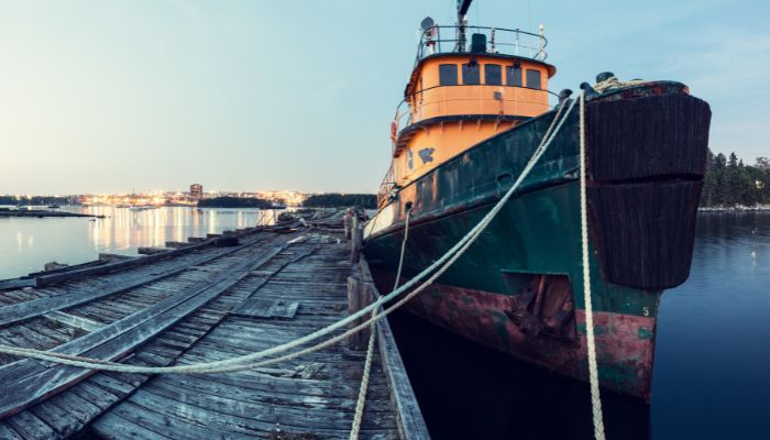 Port of Lady Barron and Whitemark Harbour