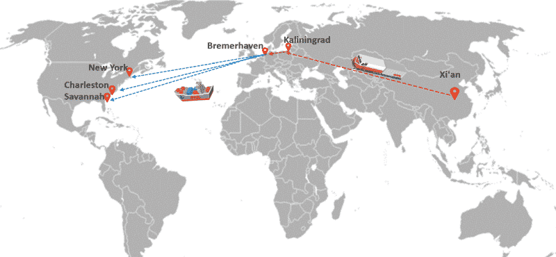 RailSea Map