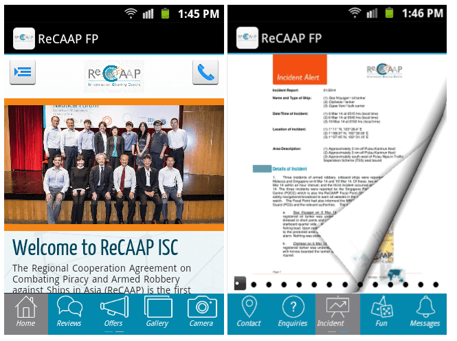 ReCAAP Anti-Piracy App