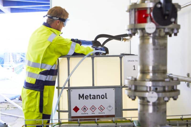 Stena Germanica tankning metanol