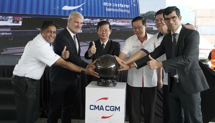 The CMA CGM Group and Infinity Flag-off New Penang Padang Besar Block Train Service and Open Container Depot in Penang Port