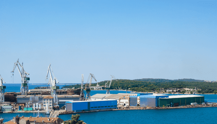 The port of Prague Smíchov