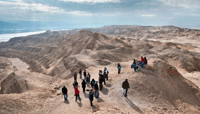 Tourists at Arabian peninsula 