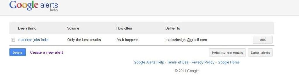 Google Alerts