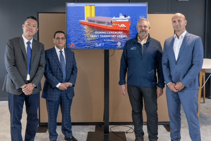  Vallianz, Ulstein, Shift and Bureau Veritas attended a signing ceremony held at Ulstein’s office in Rotterda