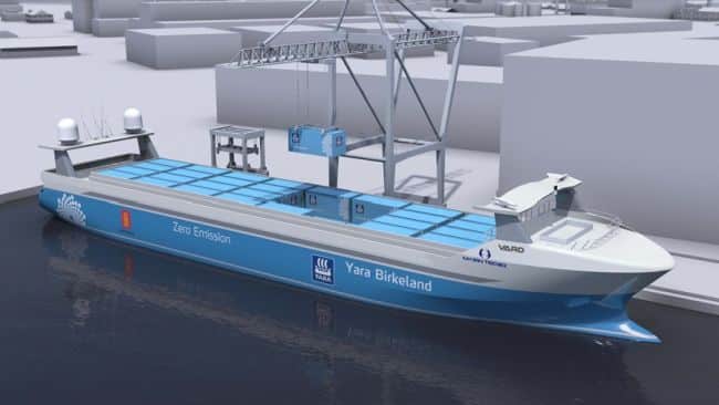 Autonomous & Electric Container Vessel