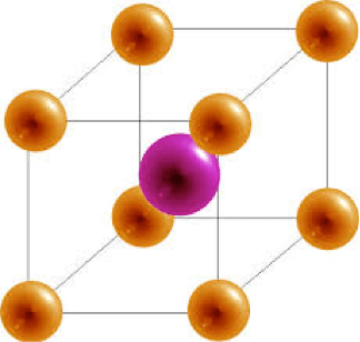 Body-centered cubic structure