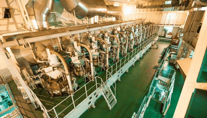 cruise ship engine room