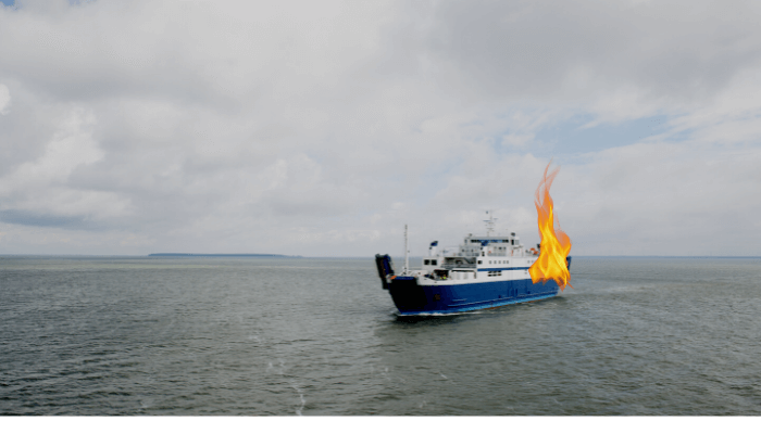 cruise ship fire