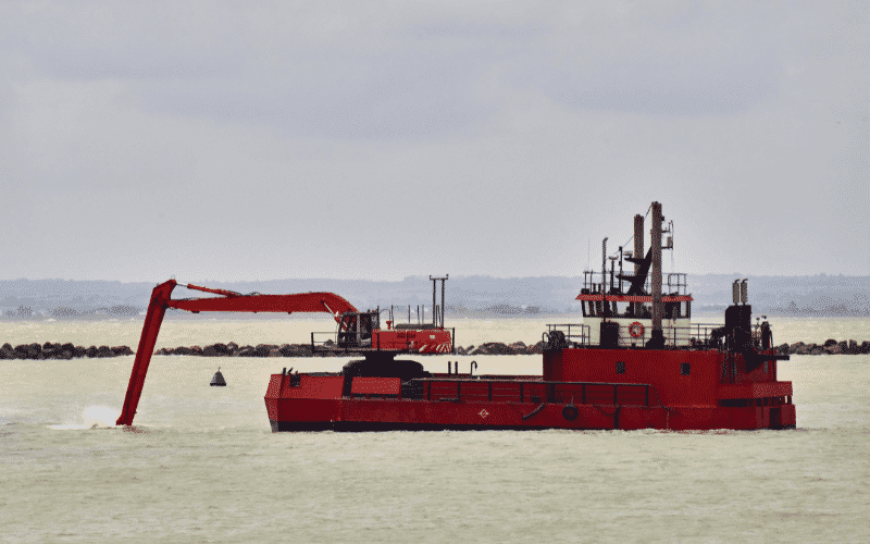 dredging ship excavator