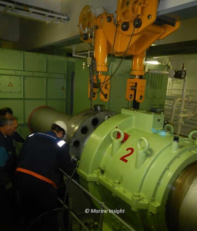 engine room chain block seafarer