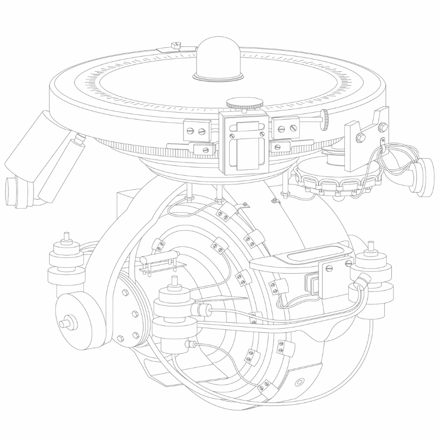 gyro compass diagram