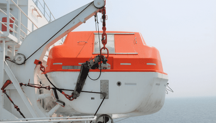 lifeboat davit