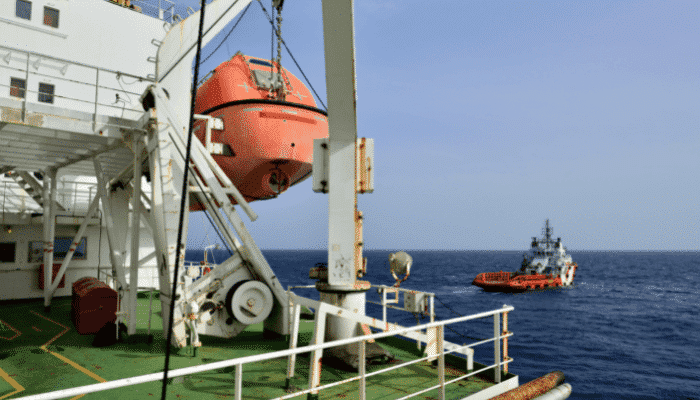 marine evacuation system