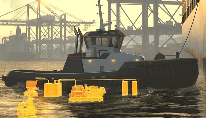 methanol-hybrid tug