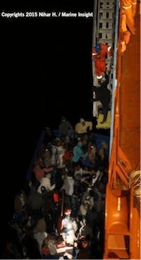 migrants at sea