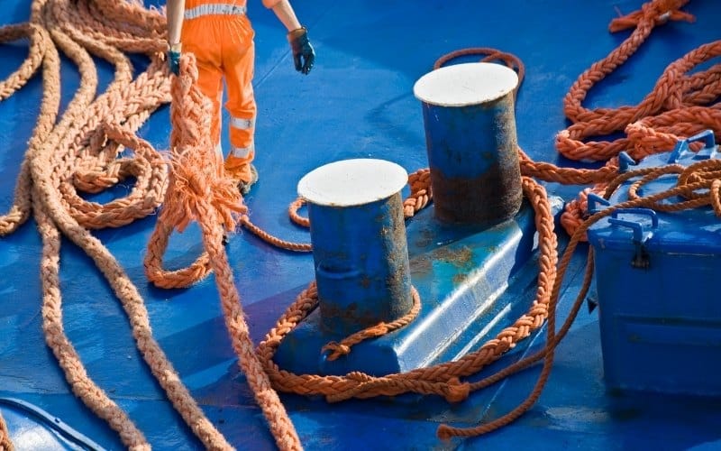 mooring ropes