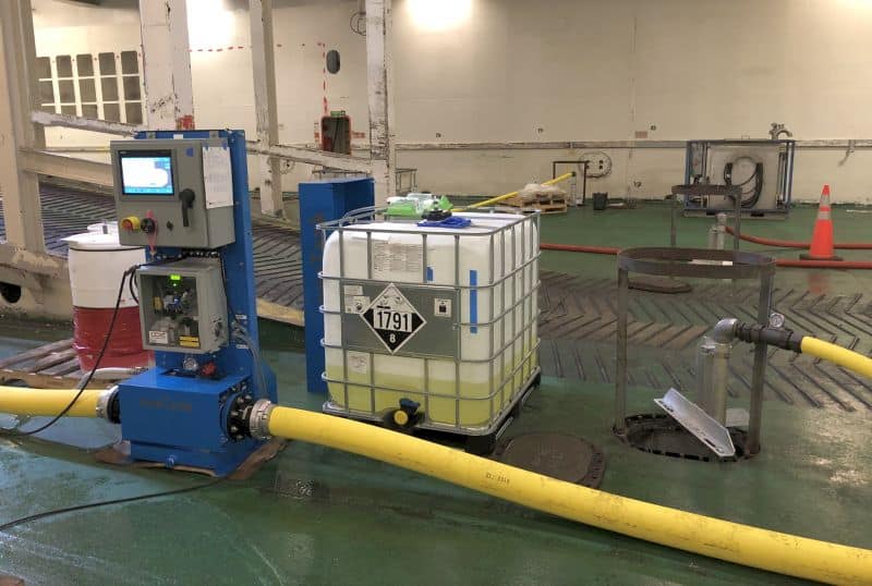 oneTank LPV unit and chemicals front