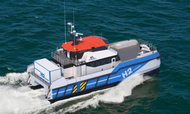 piriou ctv-h2 Hydrogen powered crew changing vessel