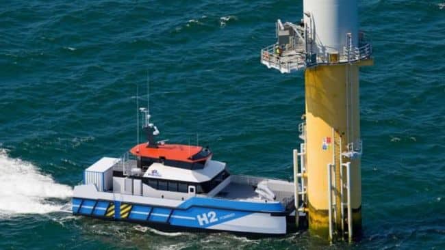 piriou ctv-h2 Hydrogen powered crew changing vessel
