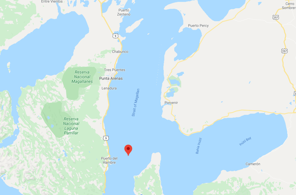 strait of magellan map