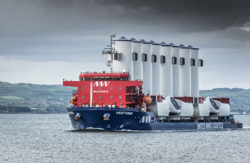 united wind logistics - vestwind - Module deck carrier VestVind will be able to increase its operational window with ABB software
