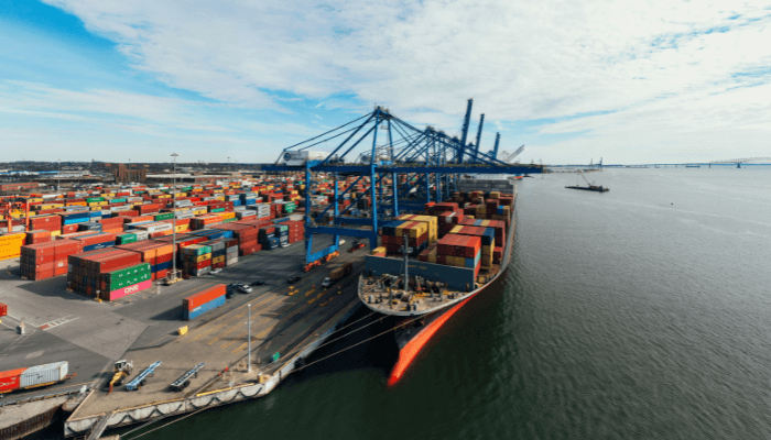 unloading of the cargo